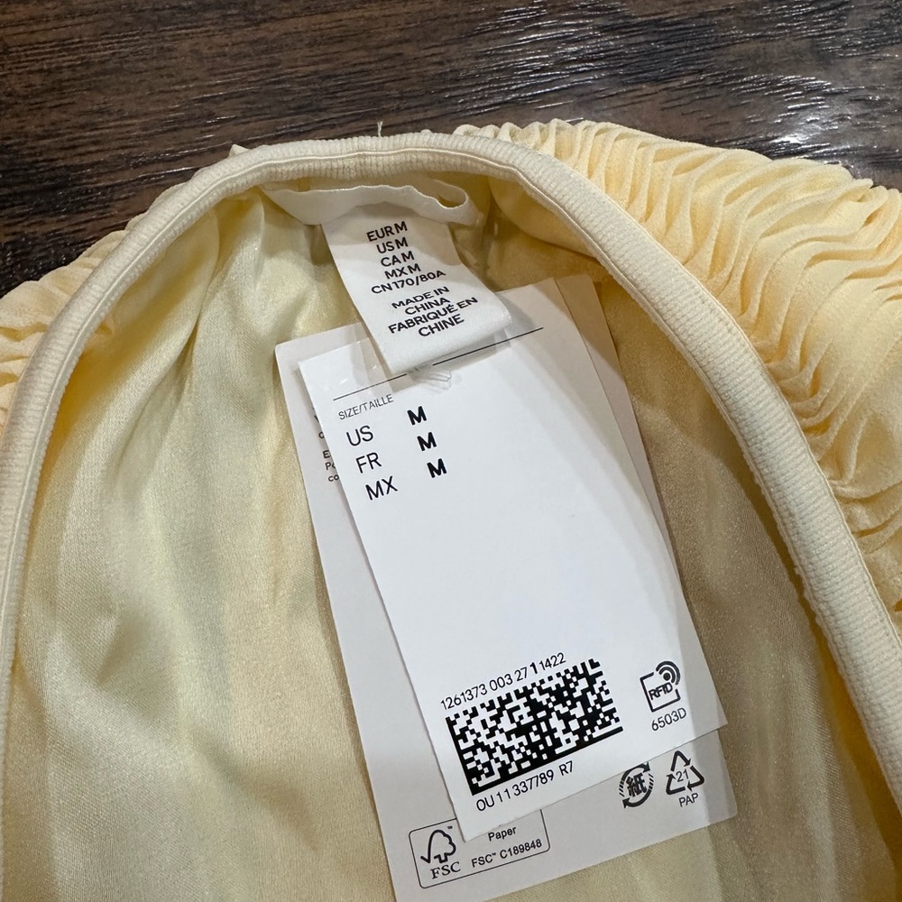 NWT PLEATED CHIFFON SKIRT - Picture 4 of 4